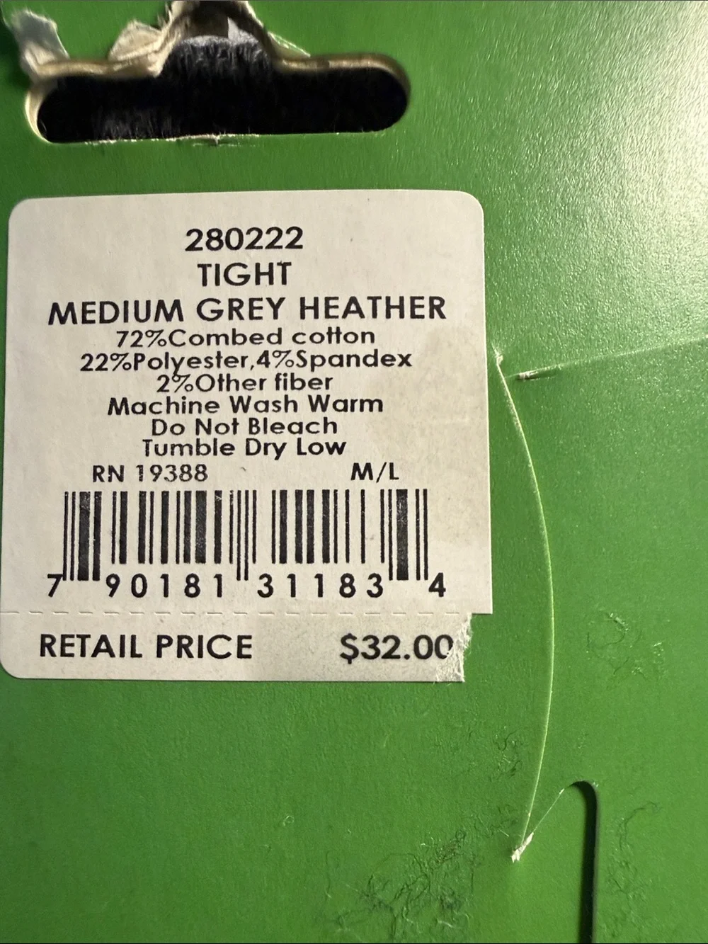 Tight M/L new in 2 Packages Kate Spade tights heather grey. A0004